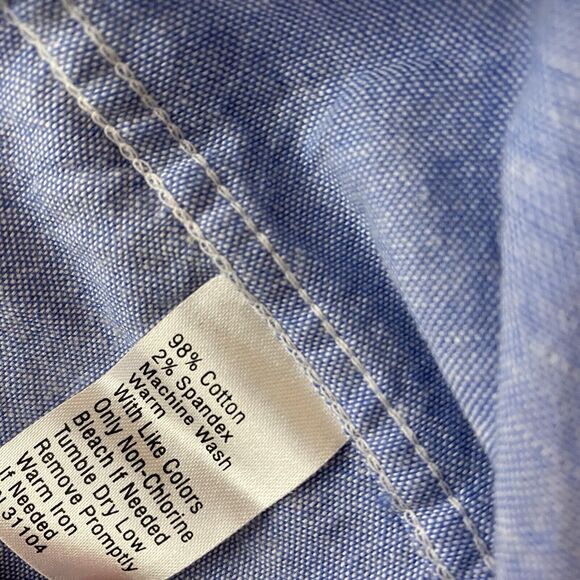 Saddlebred Classic Fit Light Blue Button Up Long Shirt Men’s Size Large New NWT - Picture 5 of 6